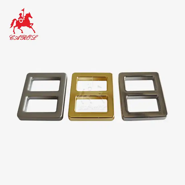 Small Flat Metal Adjuster Buckle